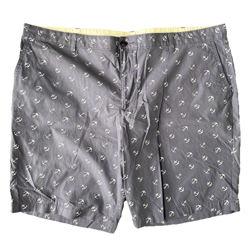 Dockers Classic Fit Anchor Nautical Shorts Men’s 44 Smart Phone Pocket